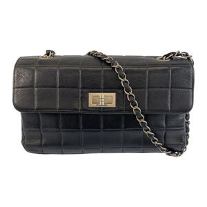 Chanel Vintage Lambskin Chain Shoulder Bag